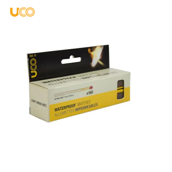 長毛象-美國【UCO】Waterproof Matches – 4pack  防小雨火柴/緊急備品/防災用品